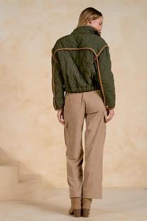 Elan Women's Jacket with Corduroy Trim Alternate View